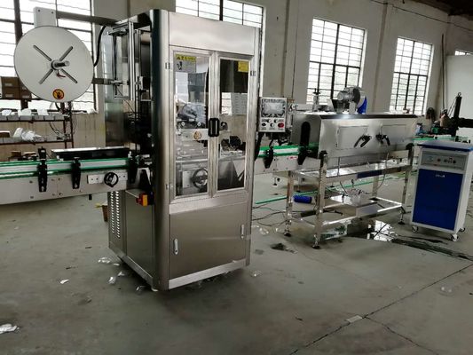 PET 9000BPH Round  Automatic Bottle shrink sleeve Labeling Machine