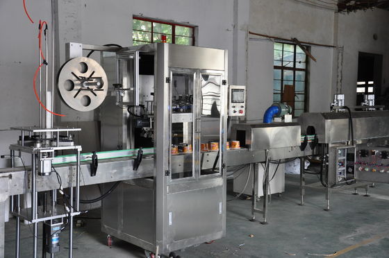 PET 9000BPH Round  Automatic Bottle shrink sleeve Labeling Machine